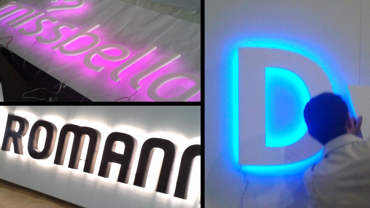 Letra iluminada Foto 1